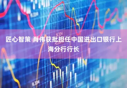 匠心智策 肖伟获批担任中国进出口银行上海分行行长